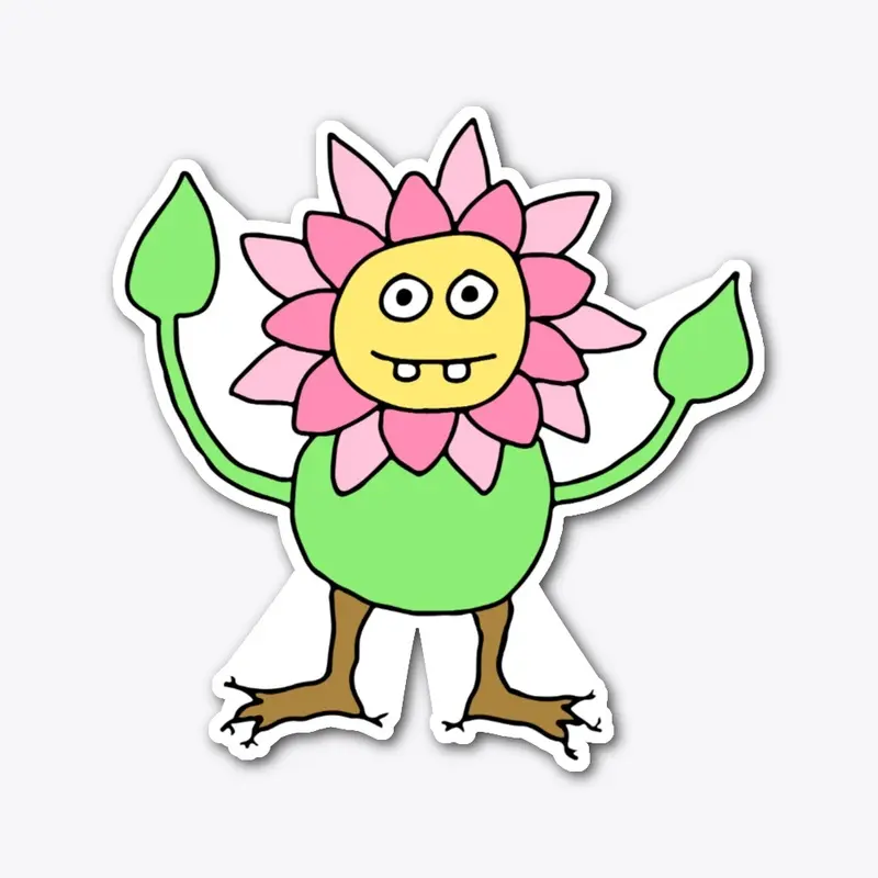 Flower Person - Nature Funny